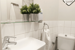 Bright 12-bed dorm with private bathroom