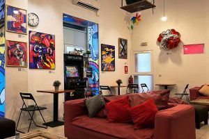 Recreation room where guests can relax and socialize